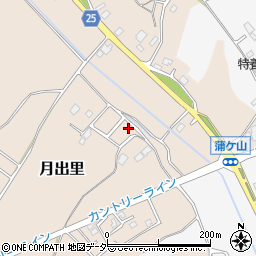 茨城県稲敷市月出里1187-14周辺の地図