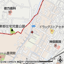 埼玉県春日部市道口蛭田157周辺の地図