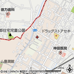 埼玉県春日部市道口蛭田160周辺の地図