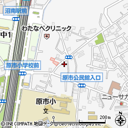 埼玉県上尾市原市3313-15周辺の地図