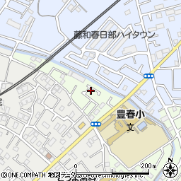 埼玉県春日部市道順川戸25周辺の地図