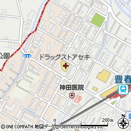 埼玉県春日部市道口蛭田180周辺の地図