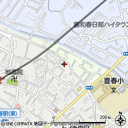 埼玉県春日部市上蛭田426周辺の地図