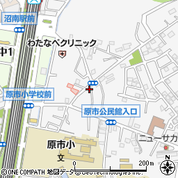 埼玉県上尾市原市3313-17周辺の地図