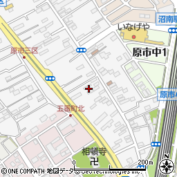 埼玉県上尾市原市762周辺の地図