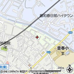 埼玉県春日部市道順川戸13周辺の地図