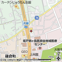 埼玉県坂戸市片柳新田周辺の地図