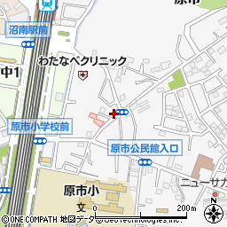 埼玉県上尾市原市2381-15周辺の地図