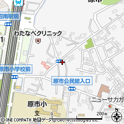 埼玉県上尾市原市3313-9周辺の地図