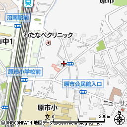 埼玉県上尾市原市2381-16周辺の地図