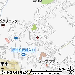 埼玉県上尾市原市3233-83周辺の地図