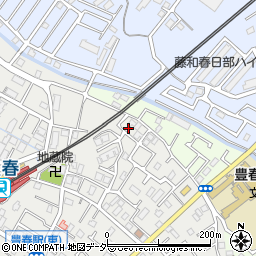 埼玉県春日部市上蛭田423周辺の地図
