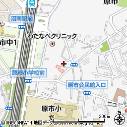 埼玉県上尾市原市2381-9周辺の地図