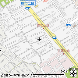 埼玉県上尾市原市1037-22周辺の地図