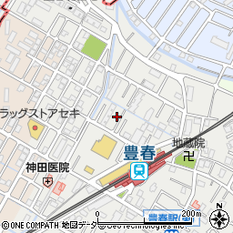 埼玉県春日部市上蛭田221周辺の地図
