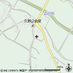 茨城県牛久市久野町1165周辺の地図