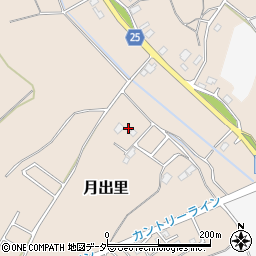 茨城県稲敷市月出里1184周辺の地図