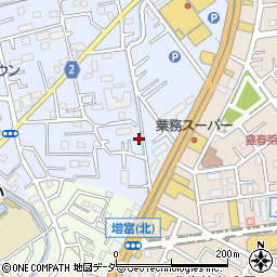 埼玉県春日部市南中曽根674周辺の地図