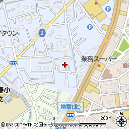埼玉県春日部市南中曽根677周辺の地図