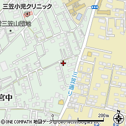 クレールミカサ周辺の地図