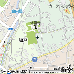 埼玉県坂戸市片柳2343周辺の地図