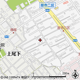 埼玉県上尾市原市961-3周辺の地図