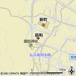 長野県上伊那郡辰野町新町周辺の地図