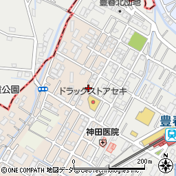 埼玉県春日部市道口蛭田195周辺の地図