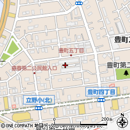 豊町第6公園周辺の地図