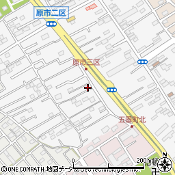 埼玉県上尾市原市1037-5周辺の地図