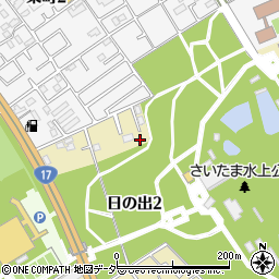 埼玉県上尾市日の出2丁目周辺の地図