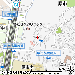 埼玉県上尾市原市2381-22周辺の地図