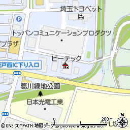 株式会社ビーテック　坂戸工場周辺の地図