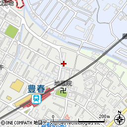 埼玉県春日部市上蛭田242周辺の地図