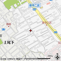 埼玉県上尾市原市961-1周辺の地図