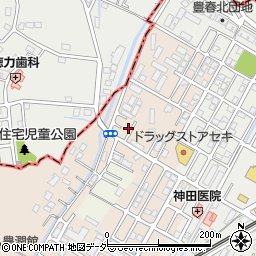 埼玉県春日部市道口蛭田186周辺の地図