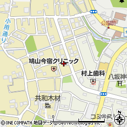 鳩山新都市ハイツ周辺の地図