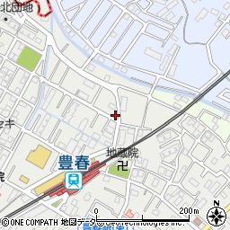 埼玉県春日部市上蛭田241周辺の地図
