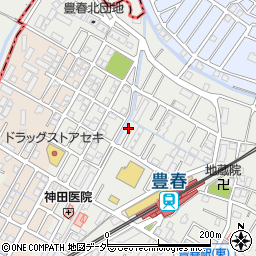 埼玉県春日部市上蛭田219周辺の地図
