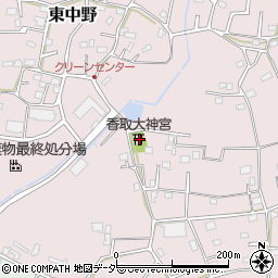 埼玉県春日部市東中野366周辺の地図