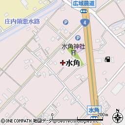 埼玉県春日部市水角1489周辺の地図