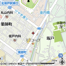 北坂戸メモリードホール周辺の地図