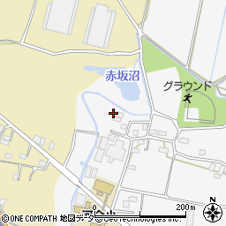 赤坂沼周辺の地図