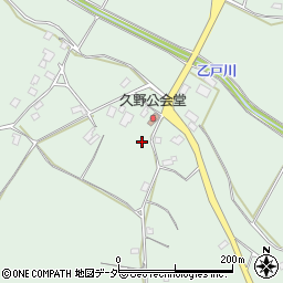 茨城県牛久市久野町1278周辺の地図