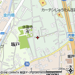 埼玉県坂戸市片柳2338周辺の地図