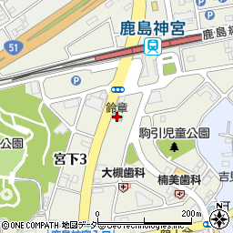 ビジネスホテル鈴章周辺の地図