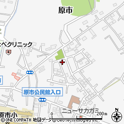 埼玉県上尾市原市3233-77周辺の地図