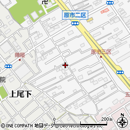埼玉県上尾市原市962周辺の地図