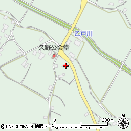 茨城県牛久市久野町1178周辺の地図
