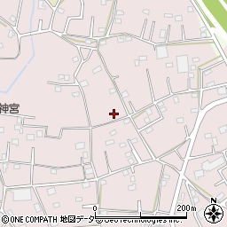 埼玉県春日部市東中野416周辺の地図